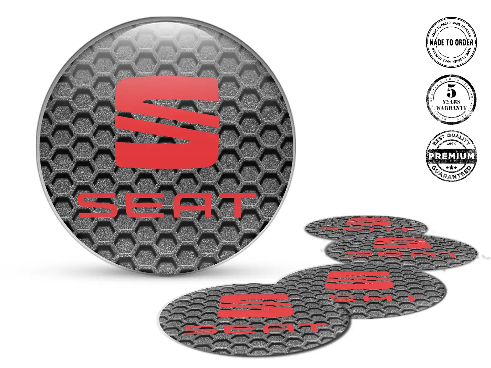 Seat Individuelle Dome-Aufkleber Rennsport-Embleme